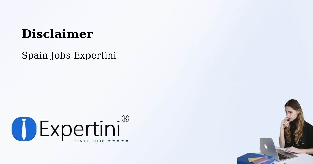 Disclaimer – Llanera - Spain Jobs Expertini