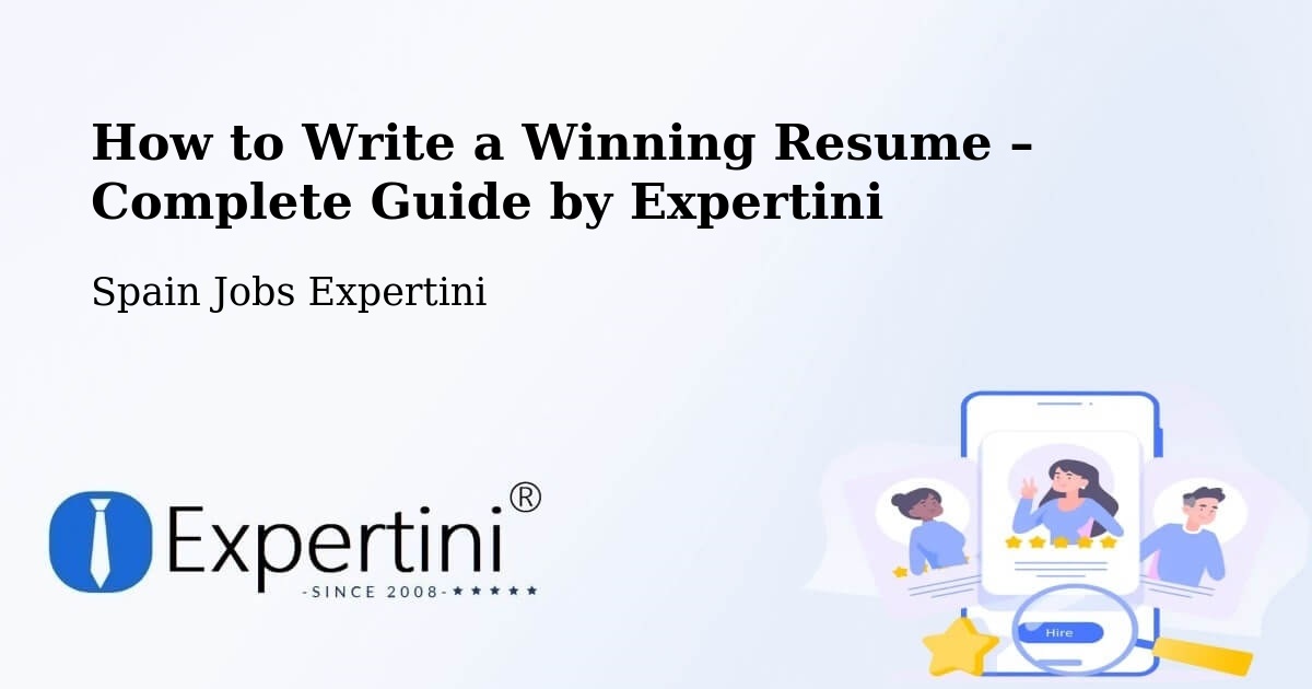 Resume Writing Guide for Job Seekers – Llanera - Llanera, Spain Jobs Expertini